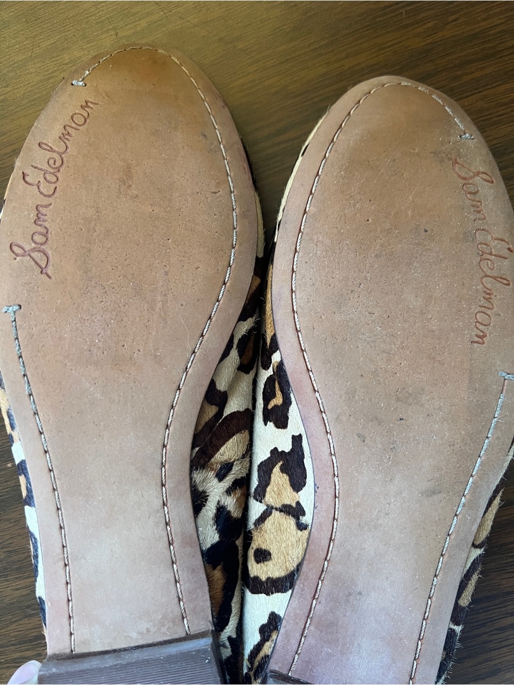 Sam Edelman Alvin Leopard Print Calf Hair Loafers Flats Womens Size 8 - Picture 11 of 12